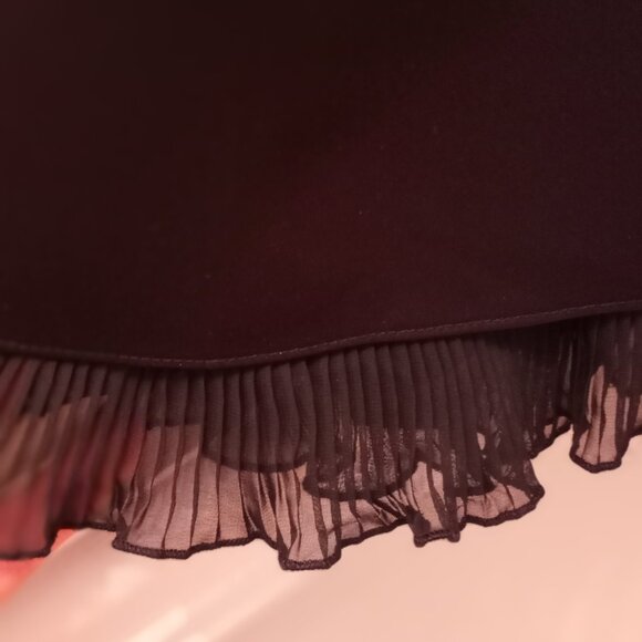 'WHITE HOUSE BLACK MARKET' Halter Dress Size 2 Solid Black - Picture 6 of 13